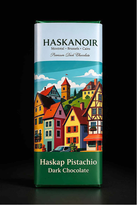 HaskaNoir Pistachio bar